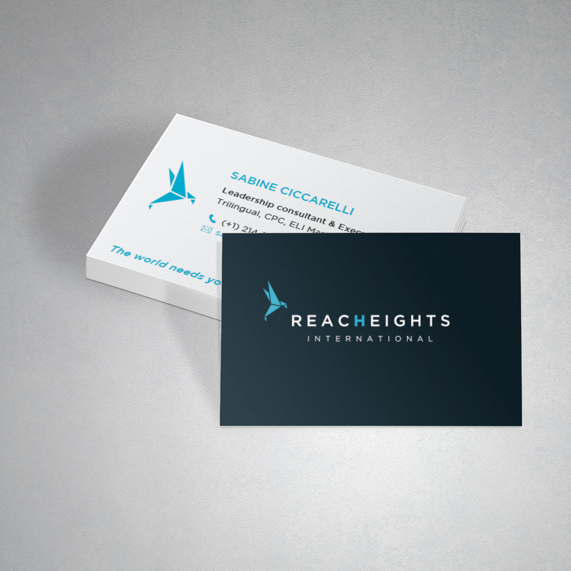 Reach heights - Business card